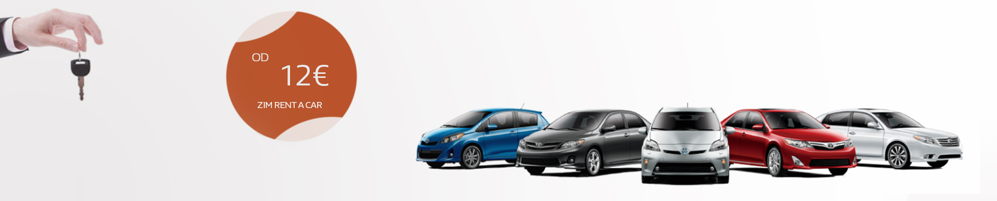 Rent a car od 12 evra